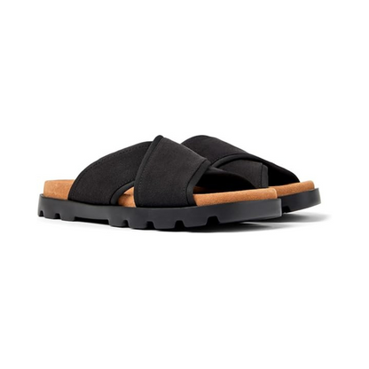 Sandales à enfiler en tissu recyclé pour homme