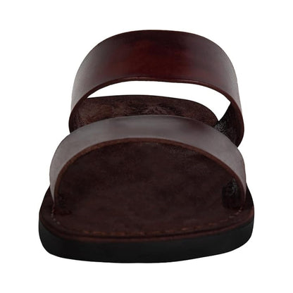 Sandales en cuir véritable et daim pour un confort naturel