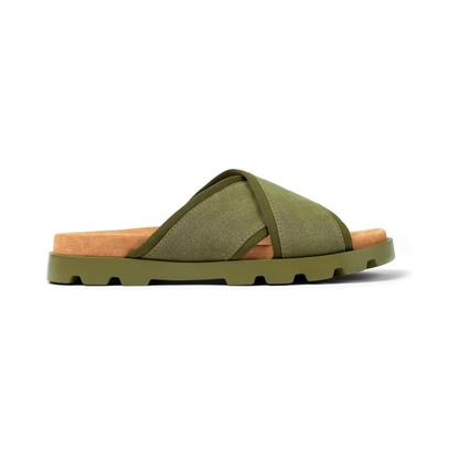 Sandales à enfiler en tissu recyclé pour homme