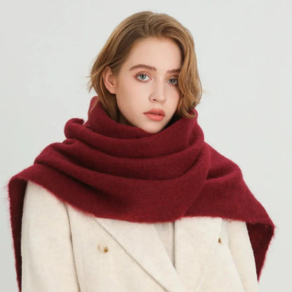 Écharpe Châle Femme 240cm avec Pompons