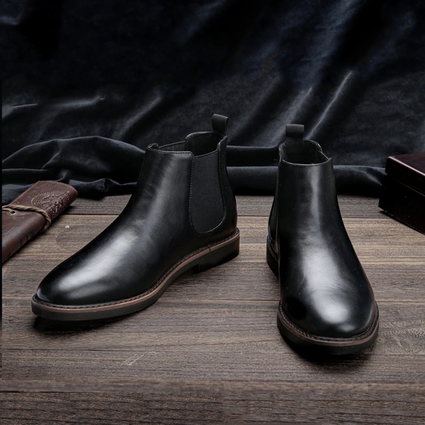 RetroLuxe - Bottes Chelsea pour homme vintage et confortables