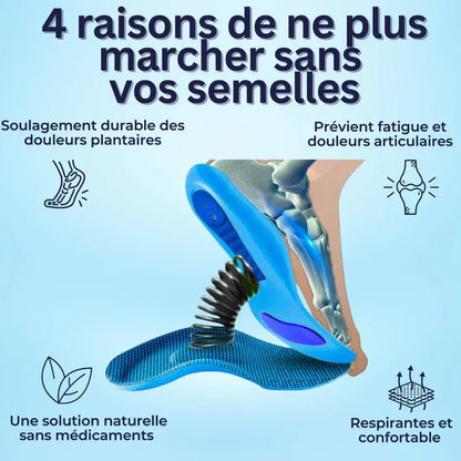 SPORTFLEX – Semelles Sport Absorbantes en Polyuréthane Respirant