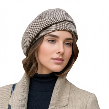 OCTOCHIC - Béret octogonal laine vintage pour femme élégante