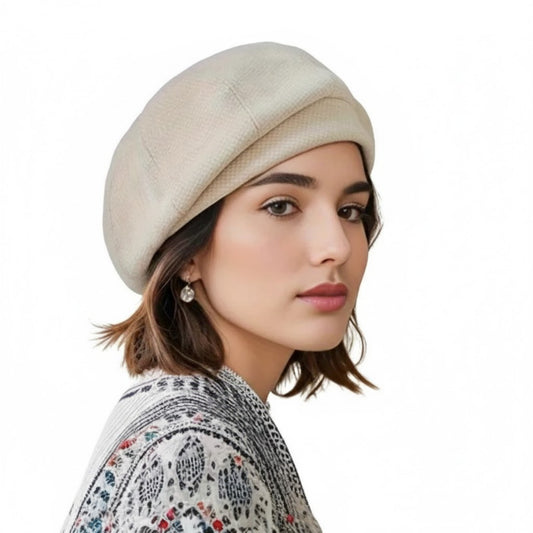 OCTOCHIC - Béret octogonal laine vintage pour femme élégante
