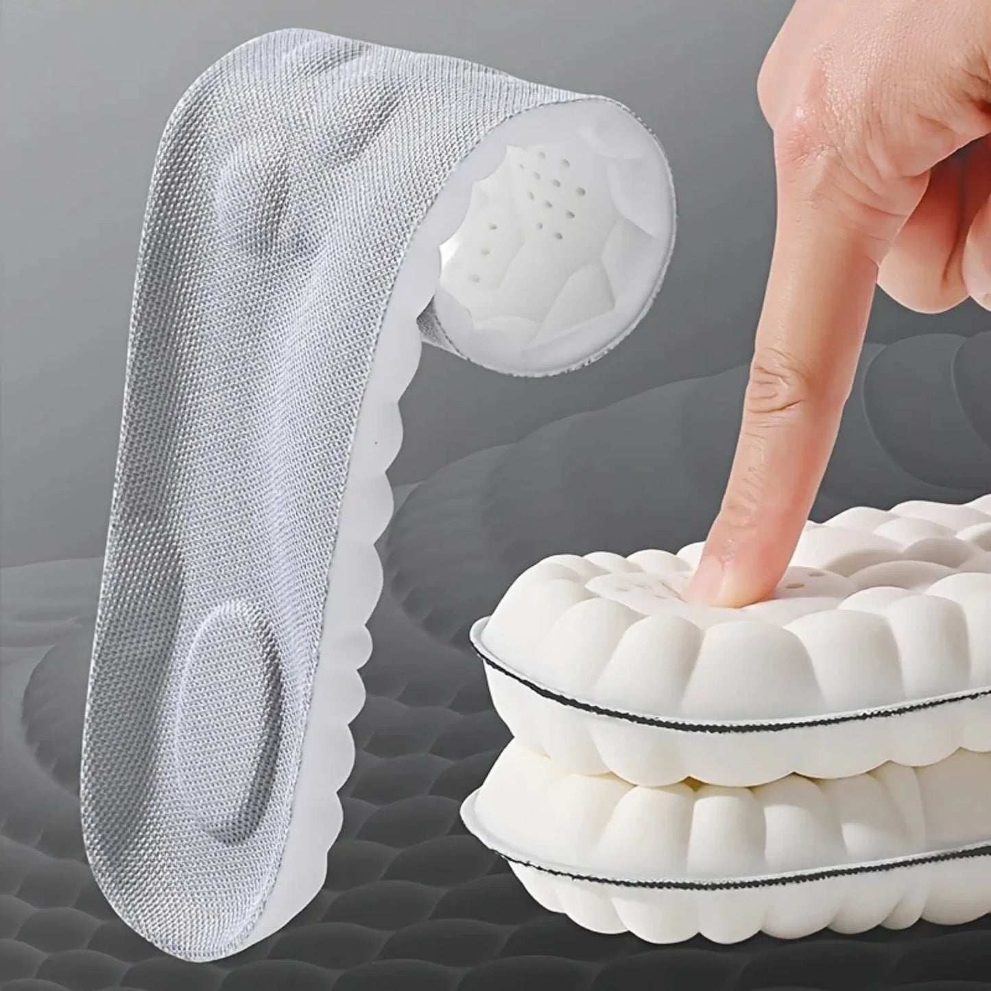ComfortStep - Semelles orthopédiques en latex pour sport et confort