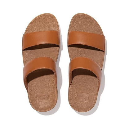 Sandales compensées en cuir confort chic