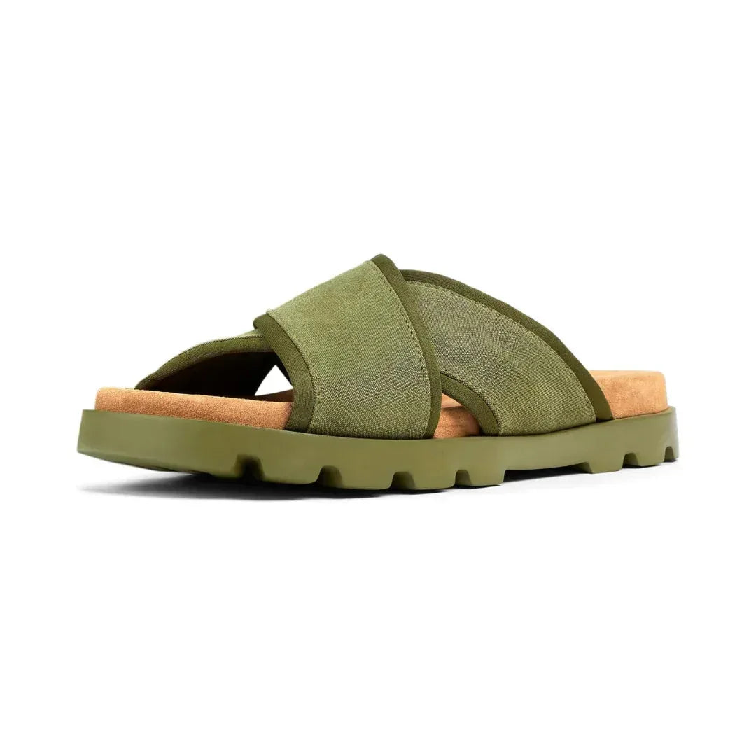 Sandales à enfiler homme en tissu recyclé – Style croisé et semelle légère - FLEZIO
