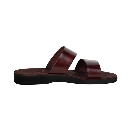 Sandales en cuir véritable et daim pour un confort naturel