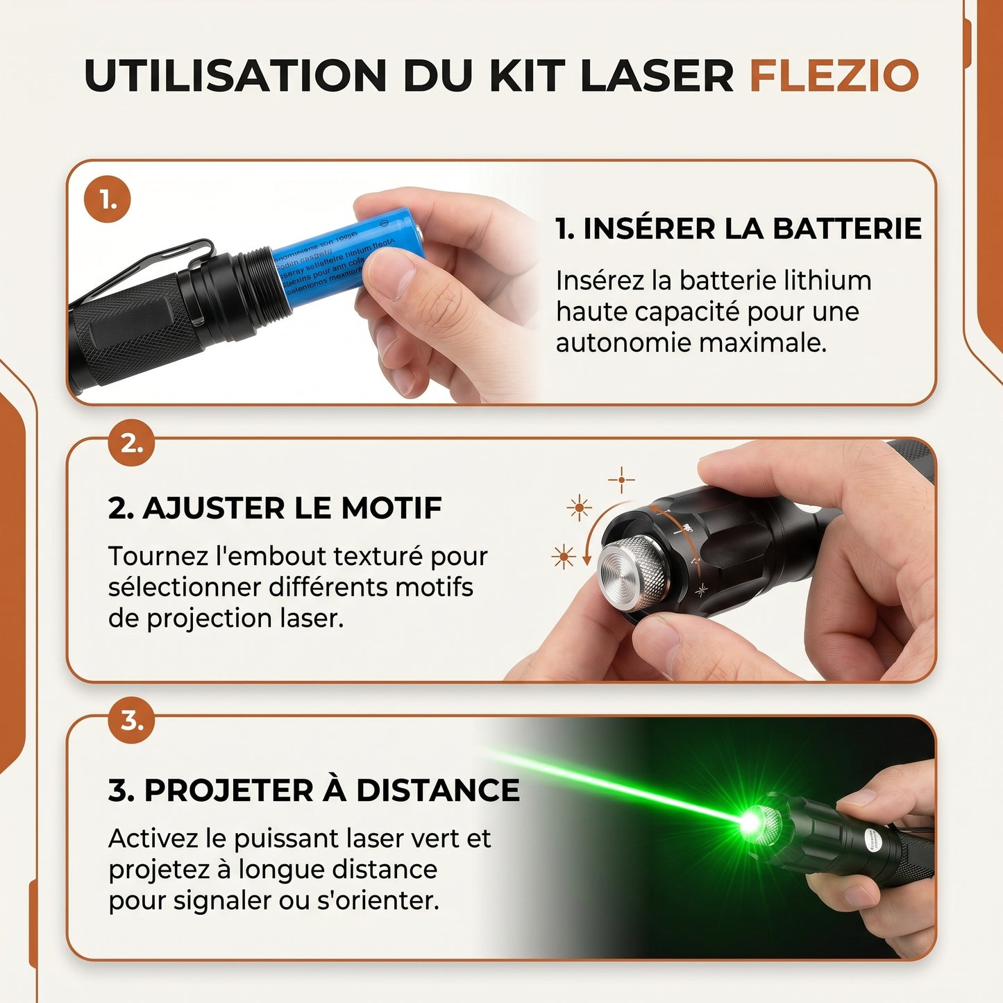 Viridon – Pointeur Laser Vert Haute Puissance