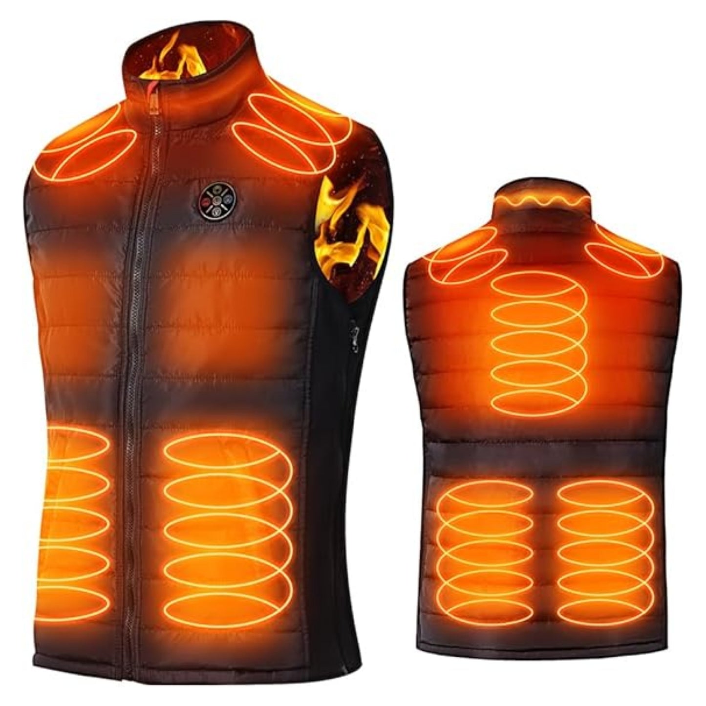 THERMOLUX – Gilet Chauffant Femme à 9 Zones en Graphène