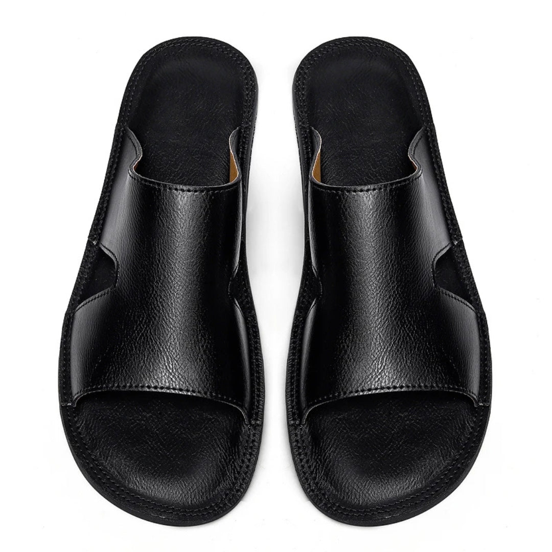 Sandales estivales en cuir pour hommes