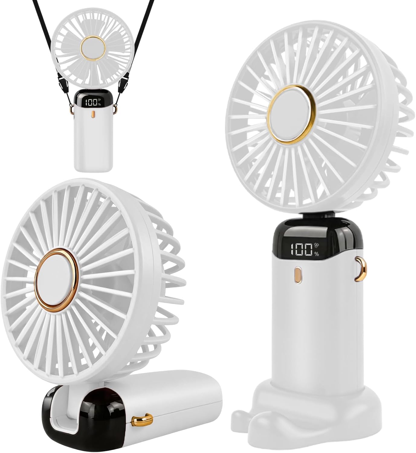 Brezéo – Mini Ventilateur Portable Rechargeable