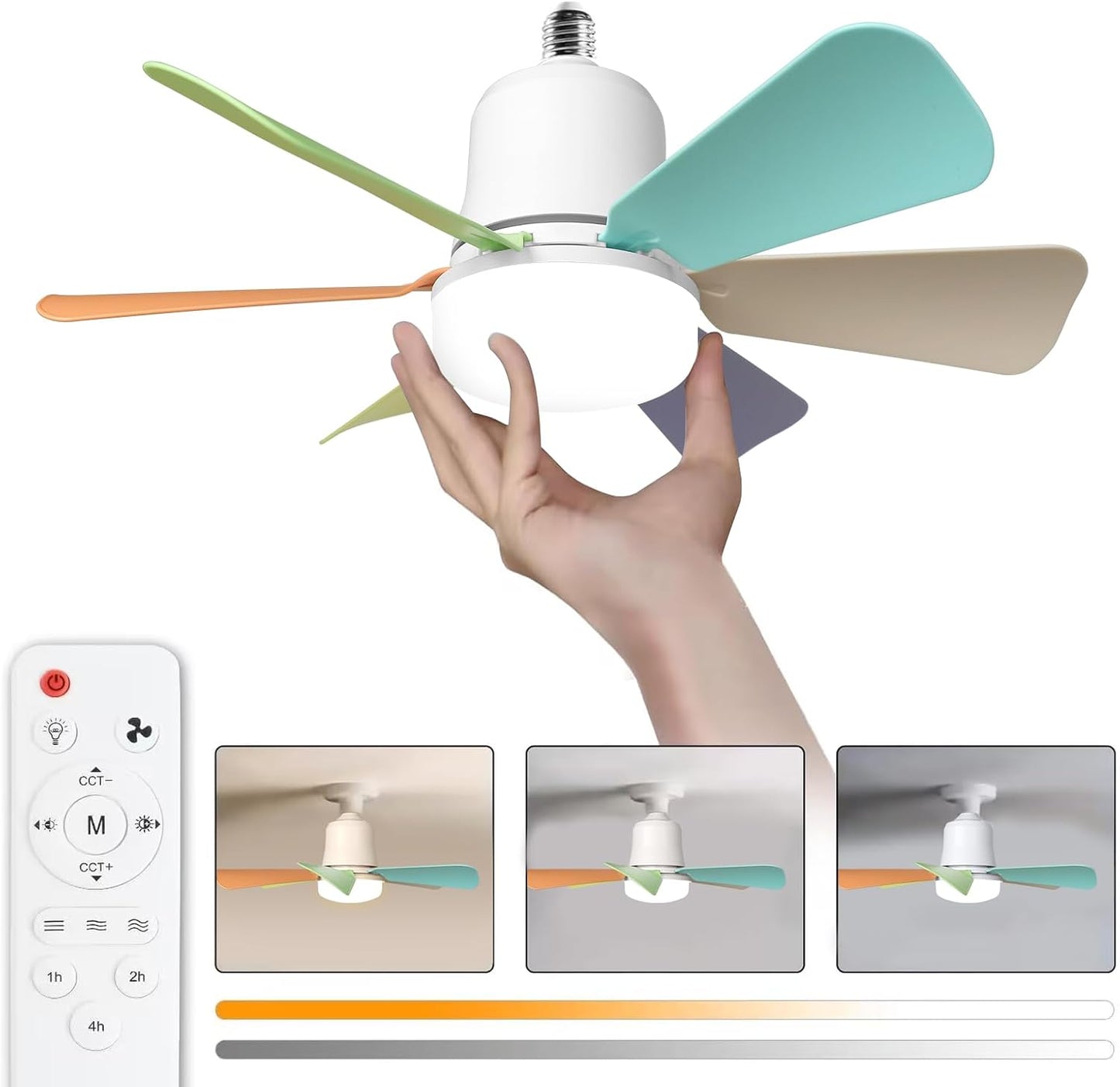 Veltara – Plafonnier Ventilateur LED