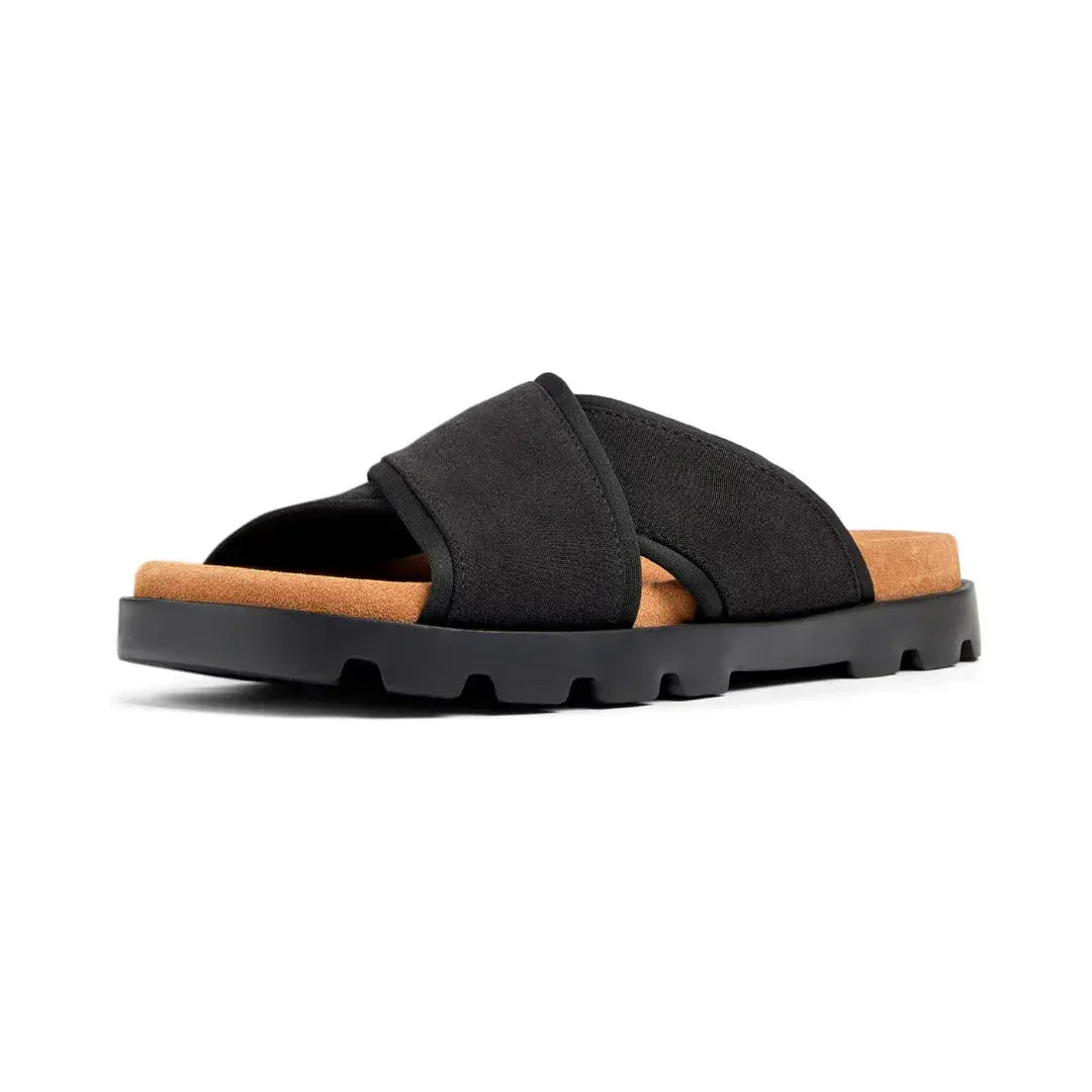Sandales à enfiler homme en tissu recyclé – Style croisé et semelle légère - FLEZIO