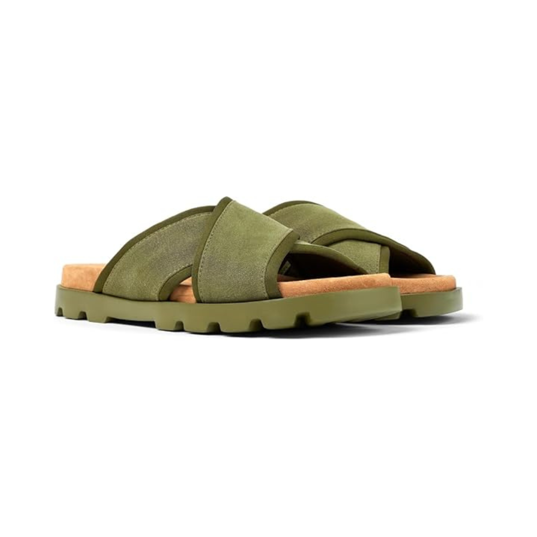 Sandales à enfiler en tissu recyclé pour homme