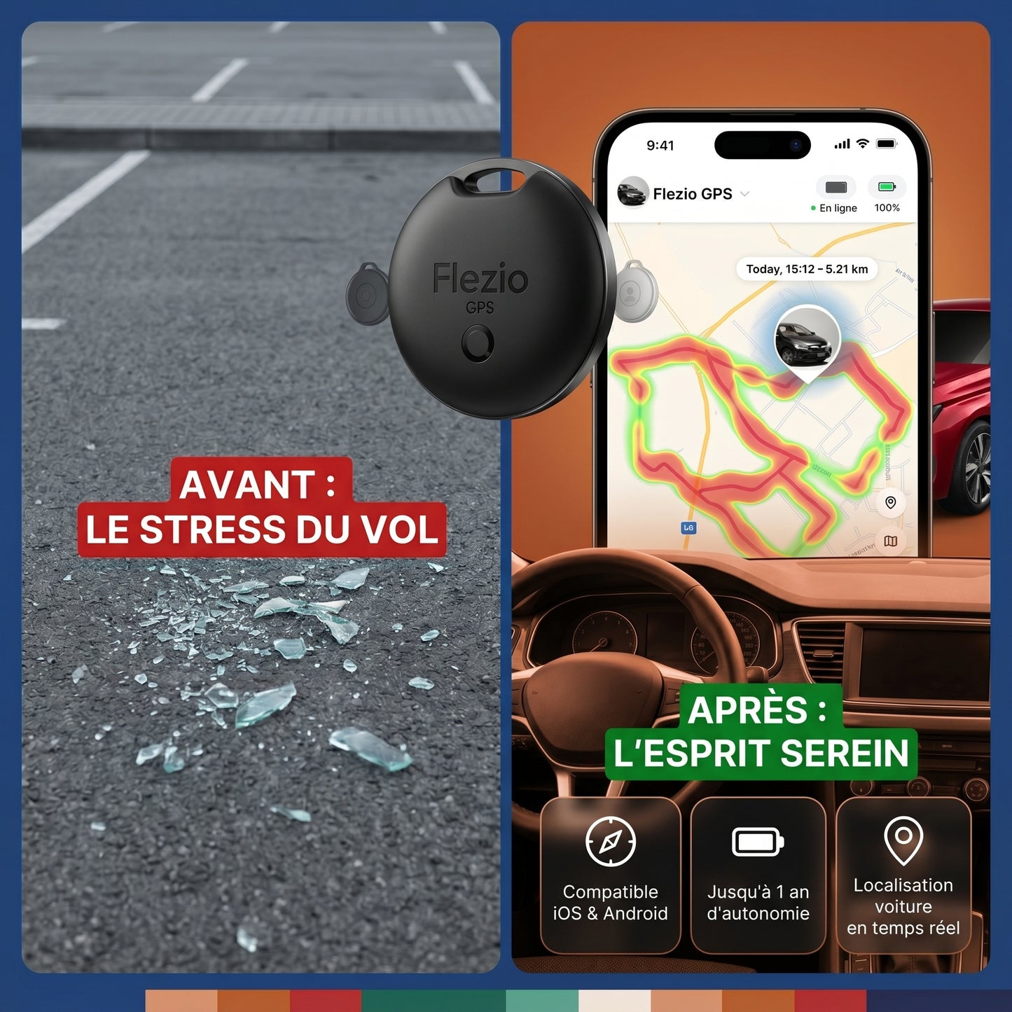 Veliox – Traceur GPS Voiture Sans Abonnement