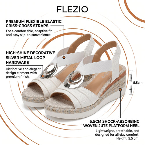 Sandales Compensées Femme Talon 5,5 cm