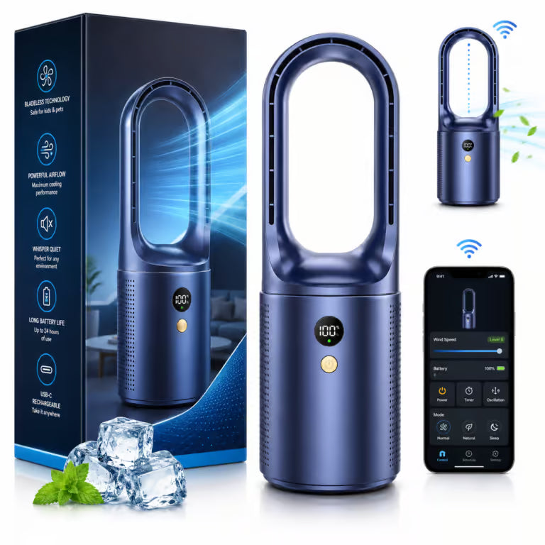 Zéphira – Climatiseur Sans Pales Portable
