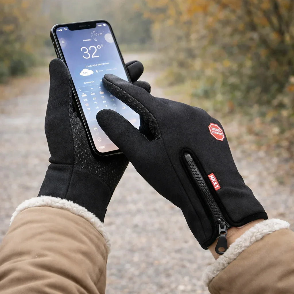 Gants d'Hiver Tactiles Écran Isolation Polaire