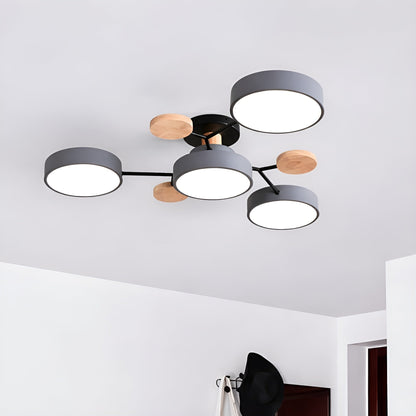 Lumivère – Plafonnier LED Multi-Bras Design