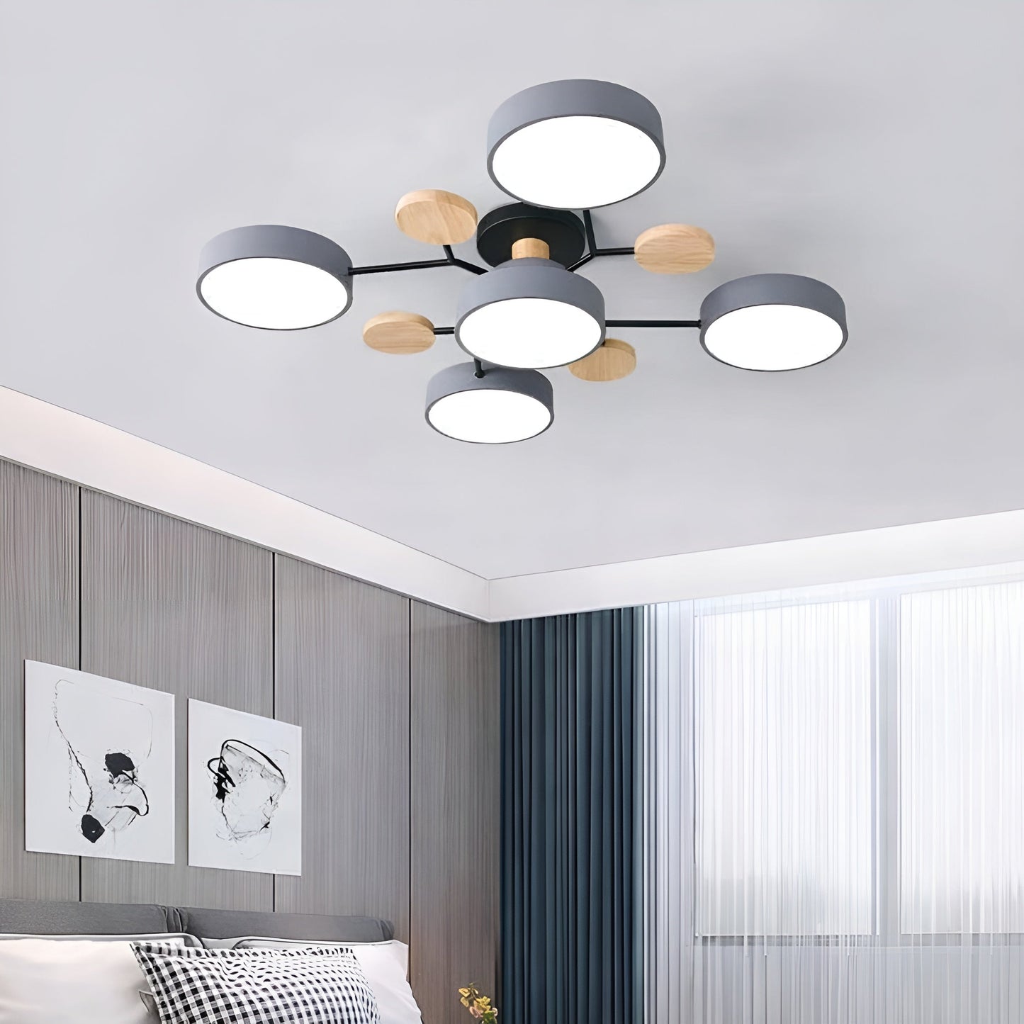 Lumivère – Plafonnier LED Multi-Bras Design