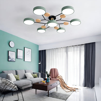 Lumivère – Plafonnier LED Multi-Bras Design