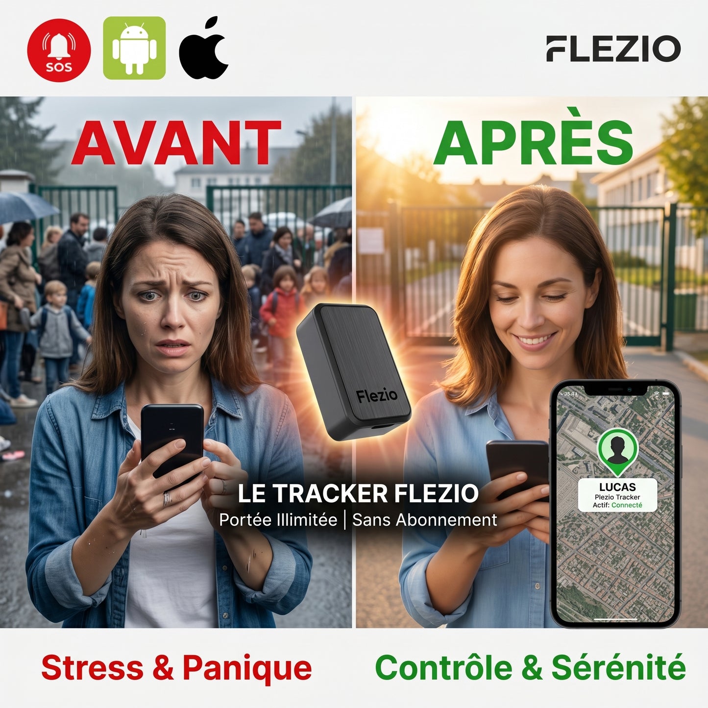 Velirio – Traceur GPS Enfant Sans Abonnement