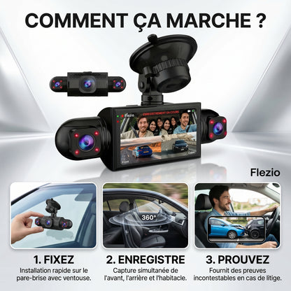 Visorix – Caméra Voiture 360° Dashcam