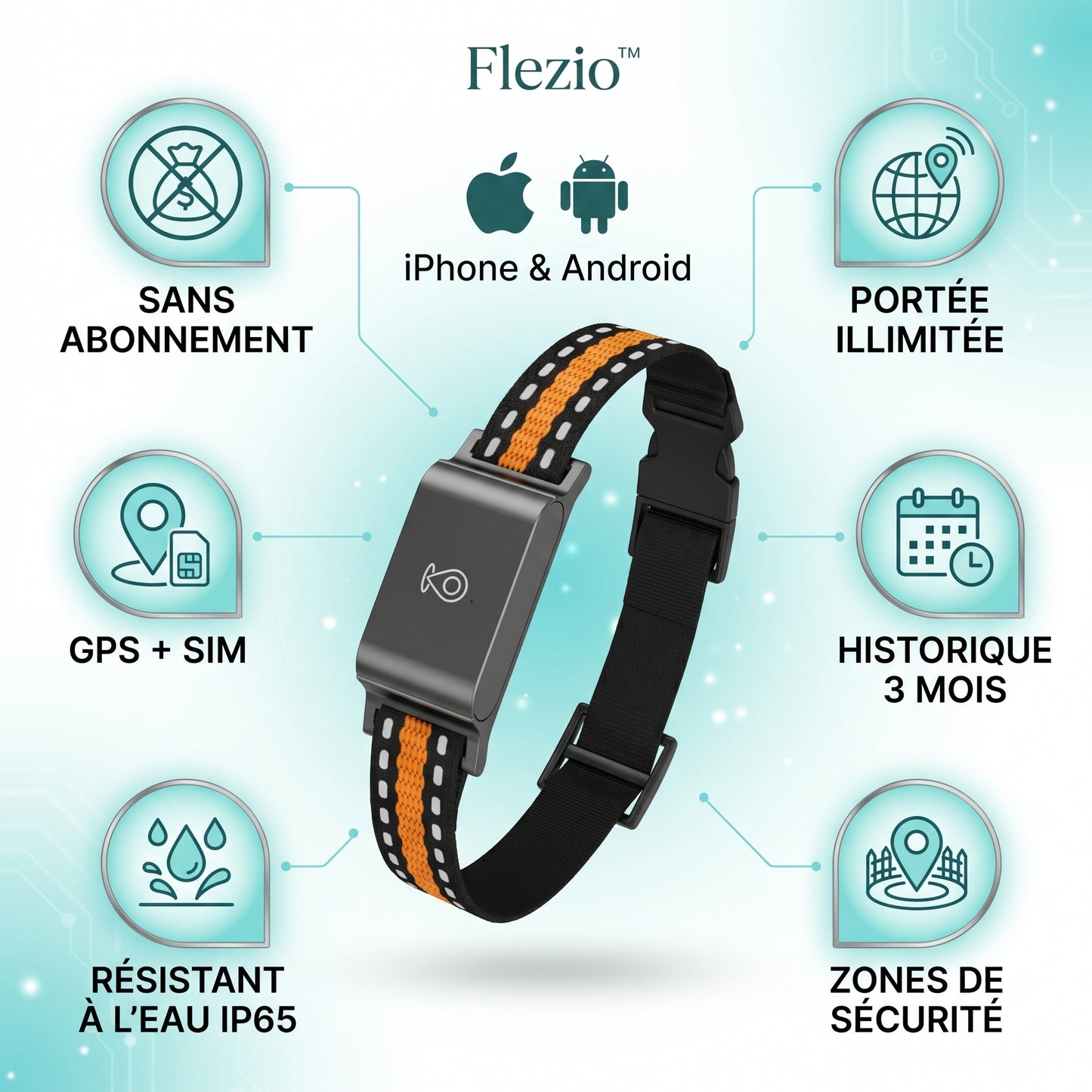 Félinex – Collier GPS Chat Sans Abonnement