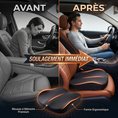 Sièvelo – Rehausseur de Siège Auto Coussin Ergonomique