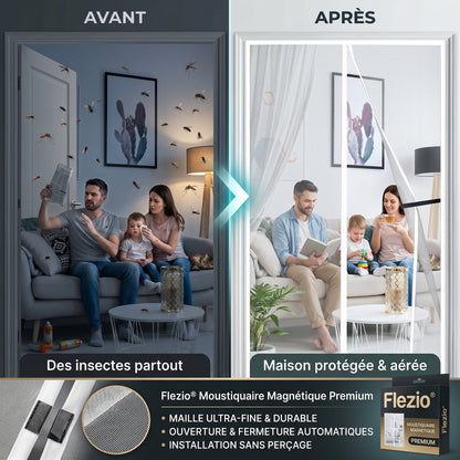 Moustiquaire de Porte Rideau Magnétique