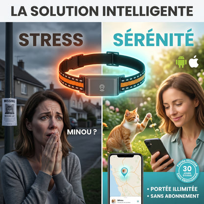 Félinex – Collier GPS Chat Sans Abonnement