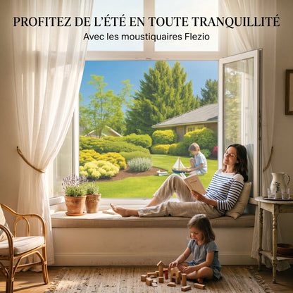 Vélonet – Moustiquaire Fenêtre sans Perçage