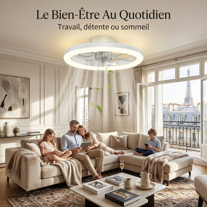 Aériva – Plafonnier Ventilateur LED