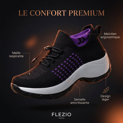 Sneakers Confort Femme Semelle Amortissante