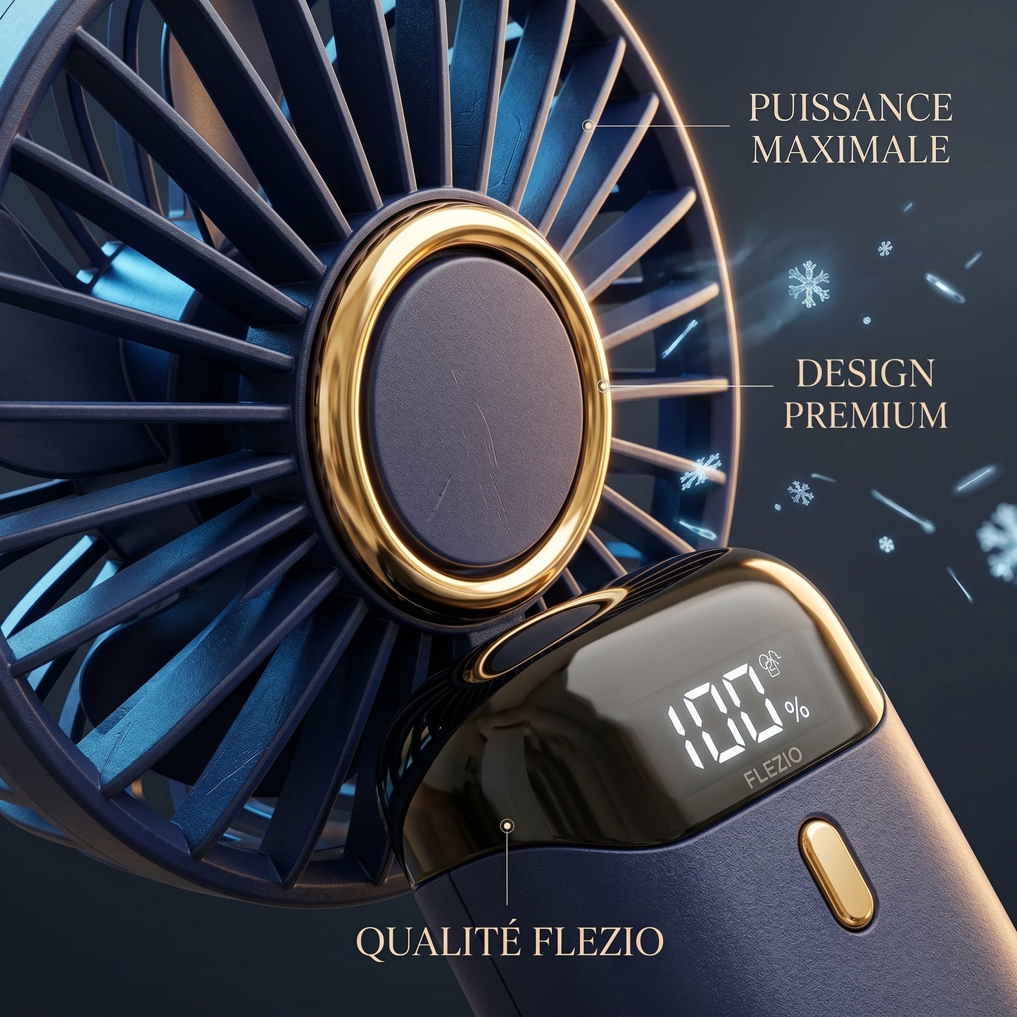 Brezéo – Mini Ventilateur Portable Rechargeable