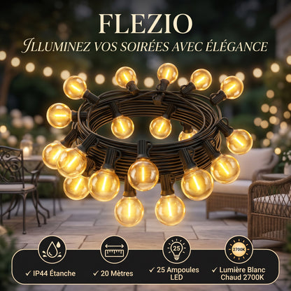 Lumivane – Guirlande Lumineuse Extérieur Guinguette