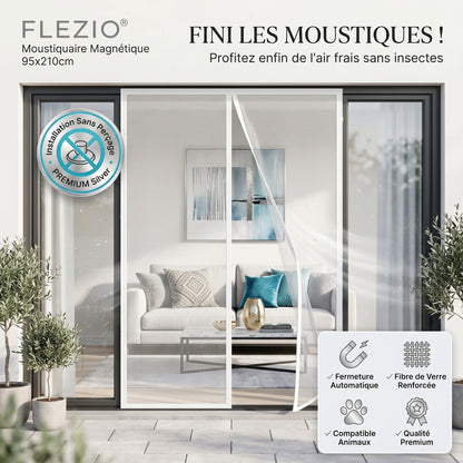 Moustiquaire de Porte Rideau Magnétique