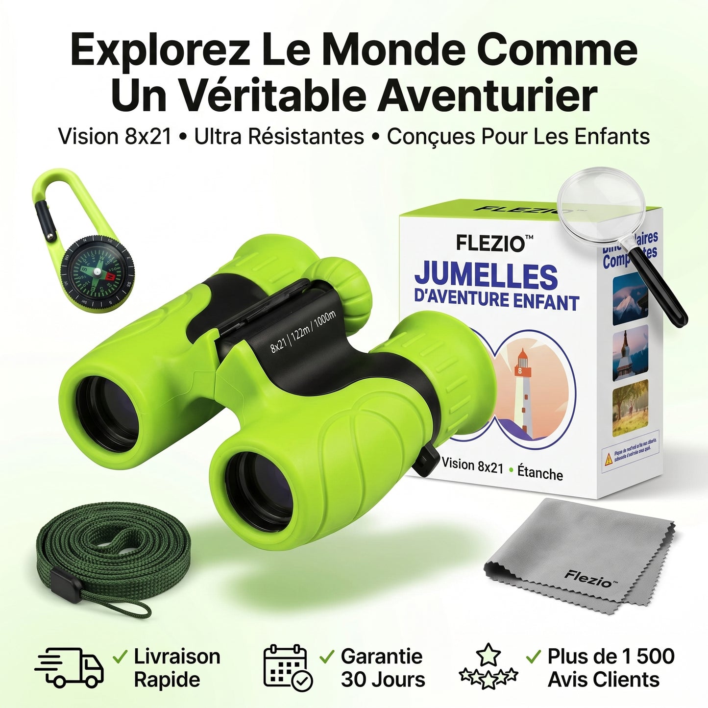 Velorix – Jumelles Enfant Nature et Découverte