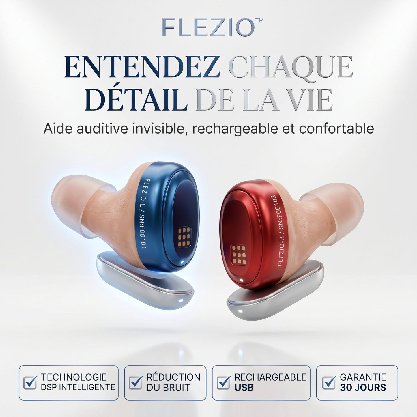 Sonveil – Appareil Auditif Invisible Rechargeable