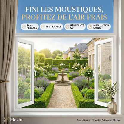Vélonet – Moustiquaire Fenêtre sans Perçage