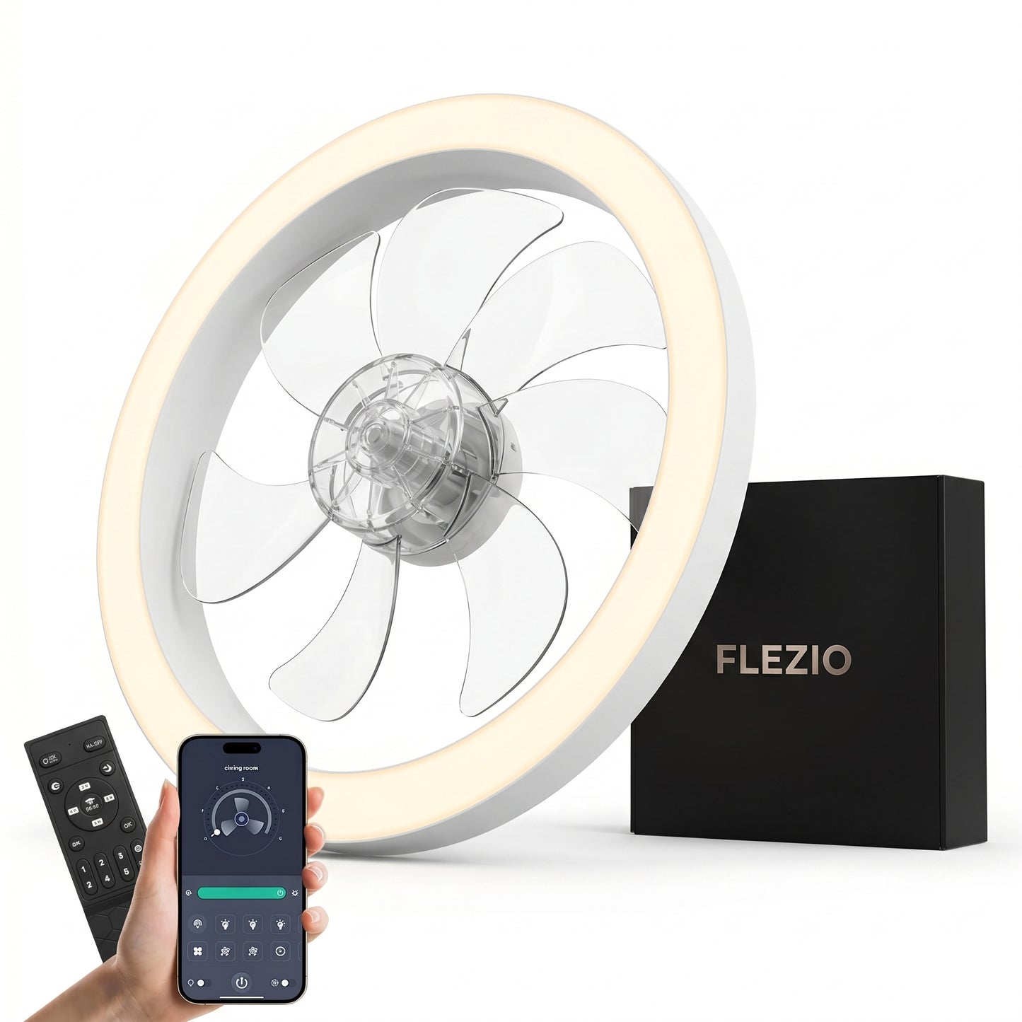 Aériva – Plafonnier Ventilateur LED
