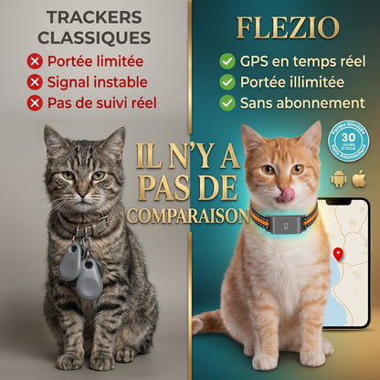 Felinox – Collier GPS Chat Sans Abonnement
