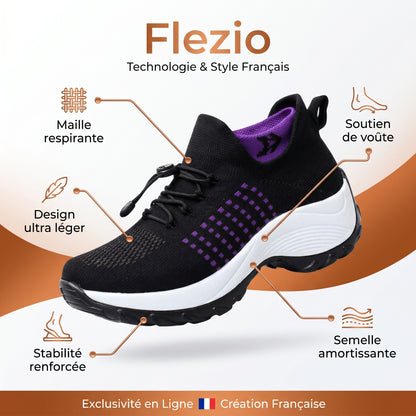 Sneakers Confort Femme Semelle Amortissante