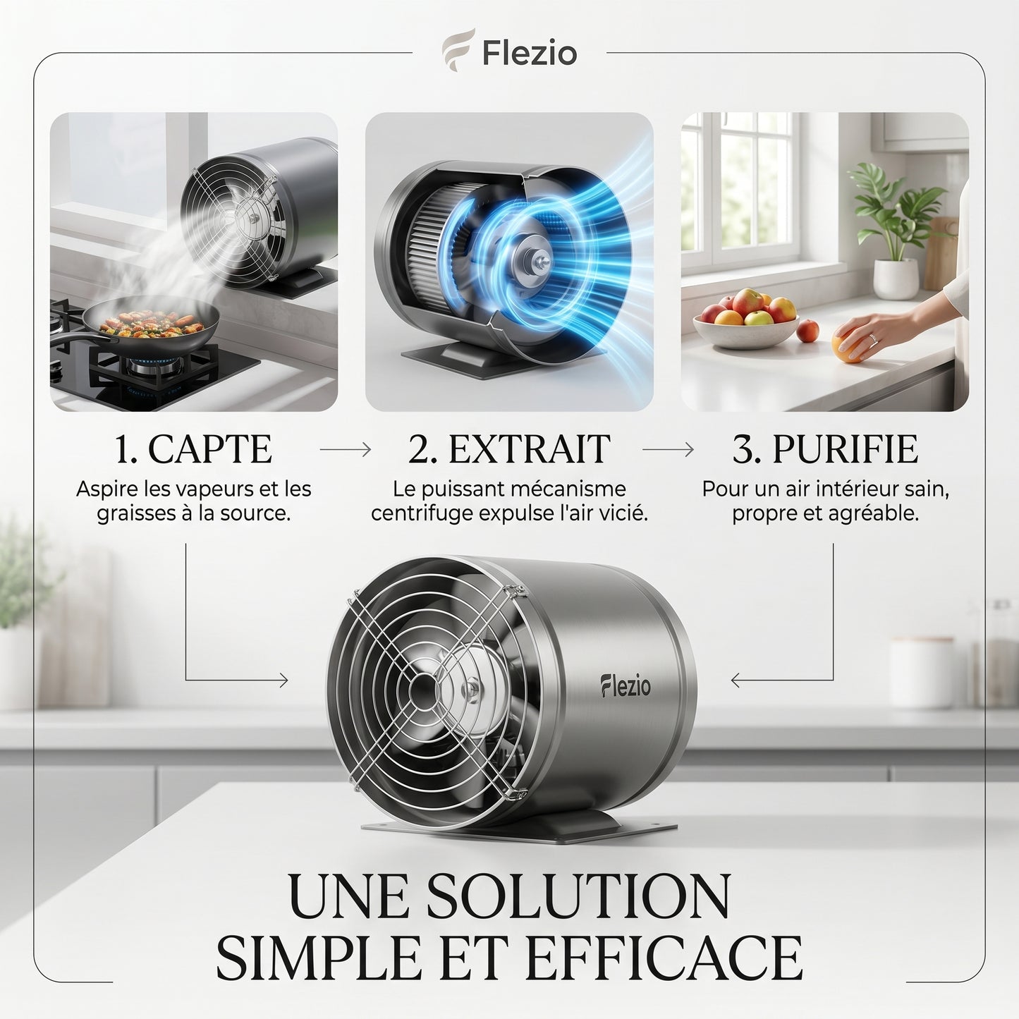 Aériva – Ventilateur Extracteur d'Air Silencieux