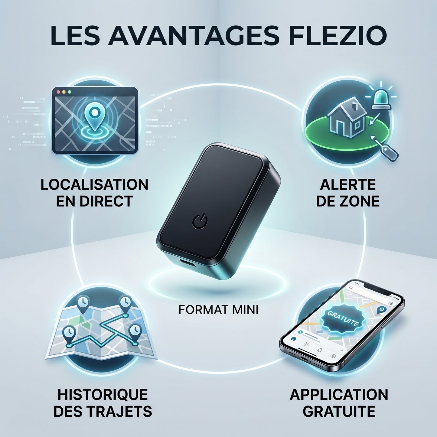 Velirio – Traceur GPS Enfant Sans Abonnement