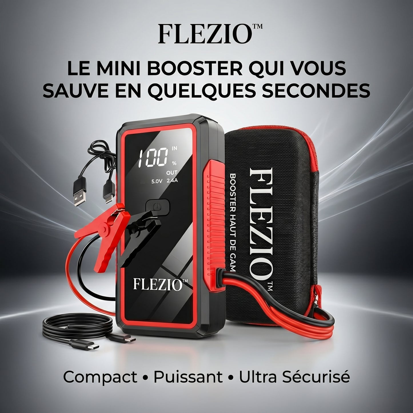 Voltène – Mini Booster Batterie Voiture 12V