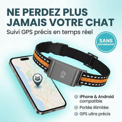Félinex – Collier GPS Chat Sans Abonnement