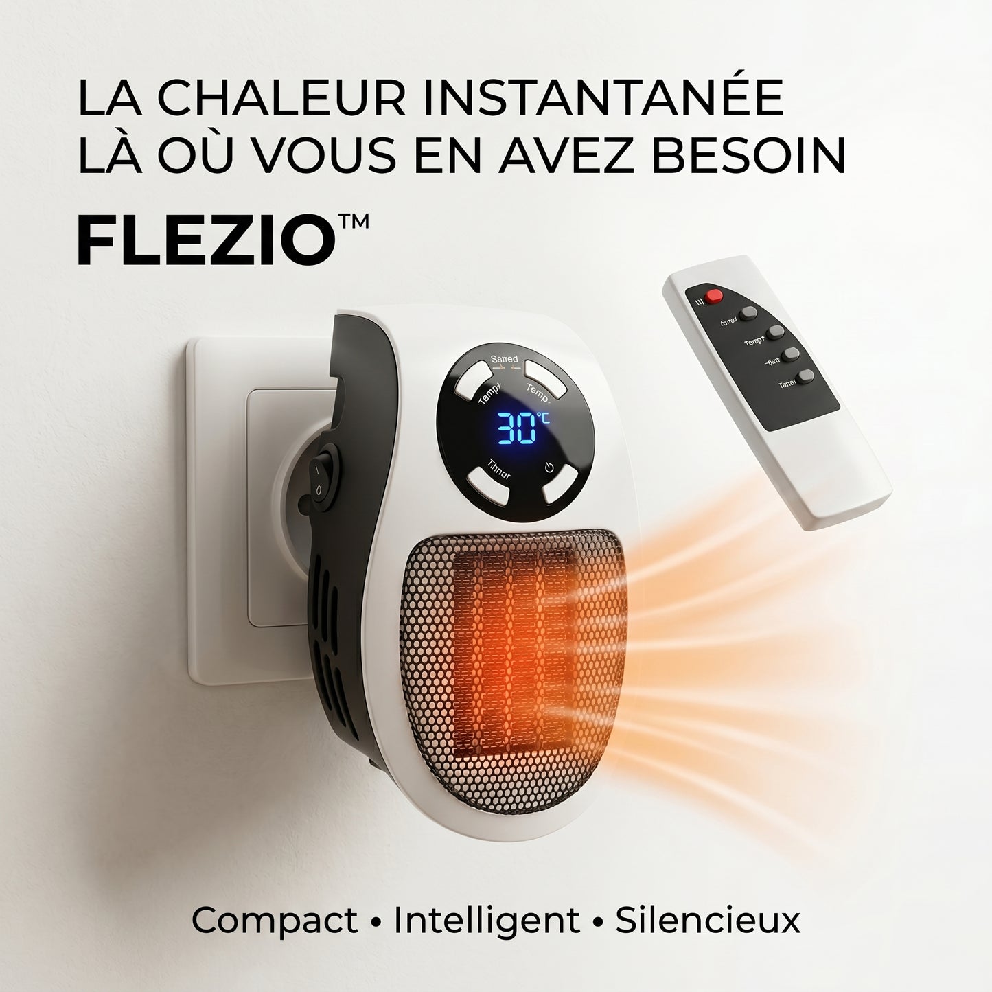 Calorix – Radiateur Électrique d'Appoint Portable