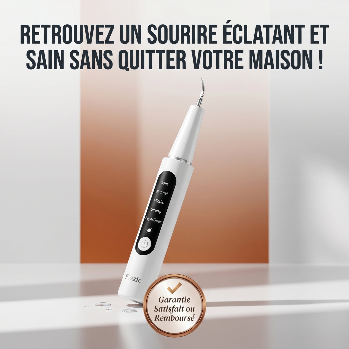 Denvilux – Détartreur Dentaire Électrique Rechargeable